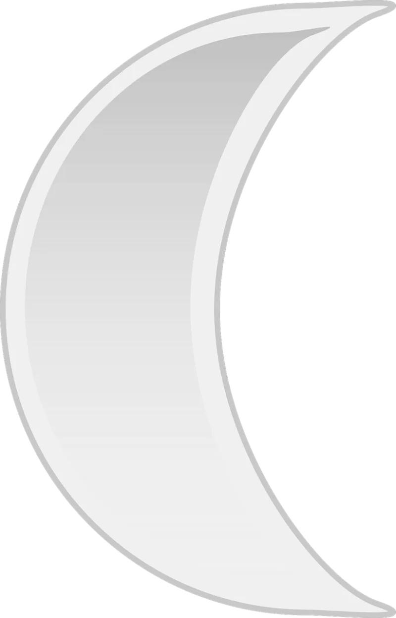 Moon Quarter moon Lunar phase Stickdatei – Natur