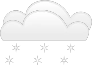 Snow Cloud Nature Stickdatei