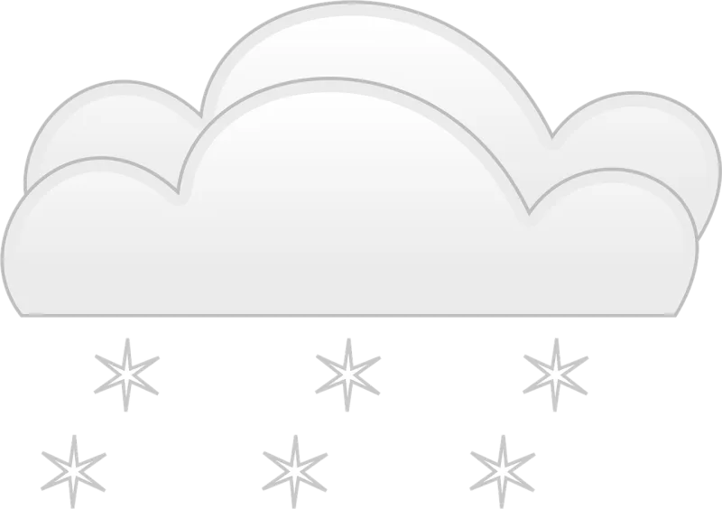 Snow Cloud Nature Stickdatei – Natur