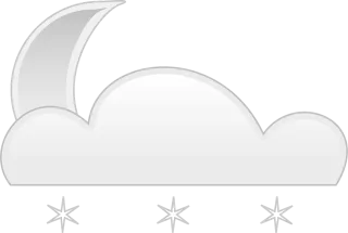 Snow Snowfall Winter night Stickdatei