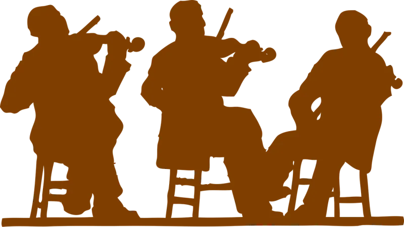 Band Ensemble String players Stickdatei – Musik