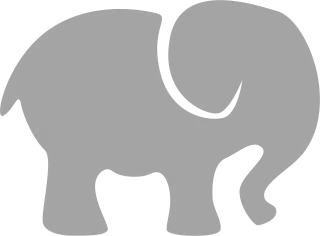 Elephant Nature Gray Stickdatei