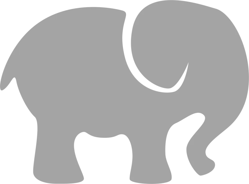 Elephant Nature Gray Stickdatei – Tiere