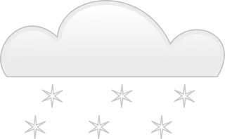 Snow Cloud Fall Stickdatei – Weihnachten