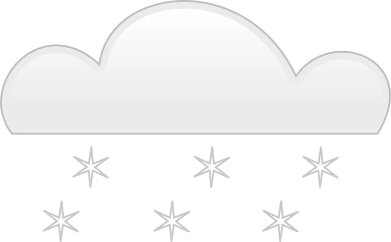 Snow Cloud Fall Stickdatei – Weihnachten