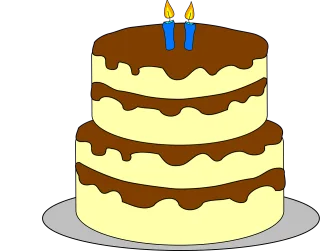 Birthday cake Birthday candles Cake Stickdatei