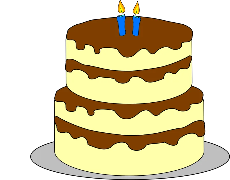 Birthday cake Birthday candles Cake Stickdatei – Essen & Trinken