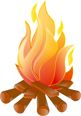 Campfire Burn Flame Stickdatei – Fahrzeuge