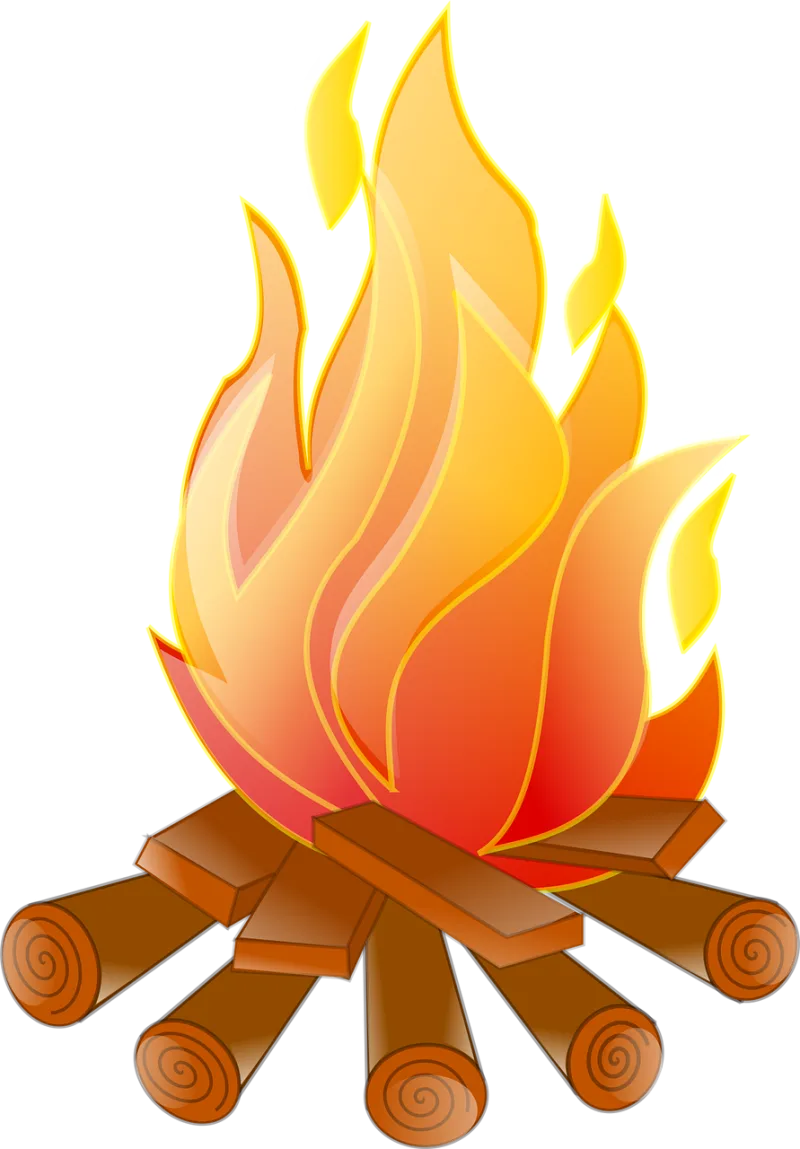 Campfire Burn Flame Stickdatei – Fahrzeuge