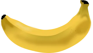 Banana Fruit Food Stickdatei