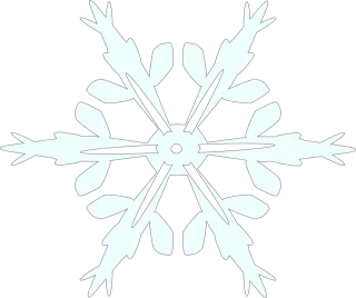 Snowflake Ice Crystal Stickdatei