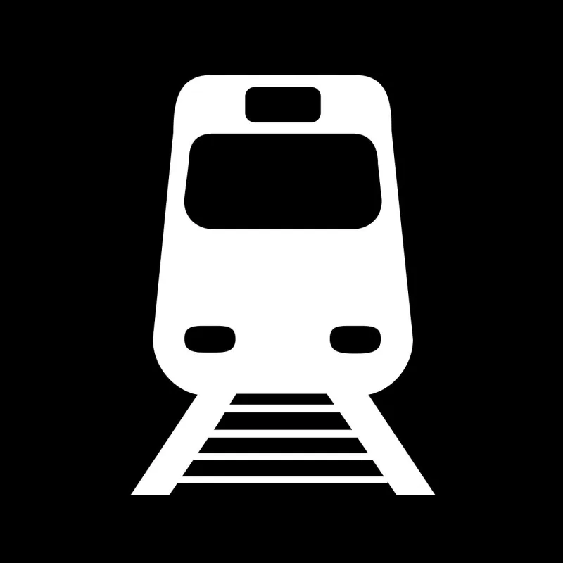 Train Transport Pictogram Stickdatei – Fahrzeuge