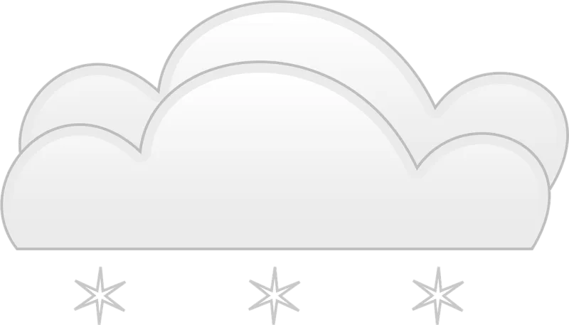 Clouds Snow Grey Stickdatei – Weihnachten