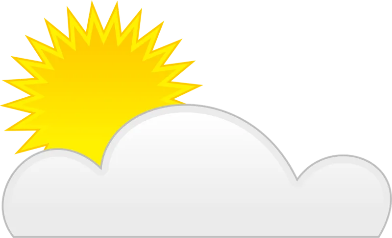 Sun Cloud Sunlight Stickdatei – Natur