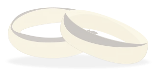 Rings Wedding Faded Stickdatei