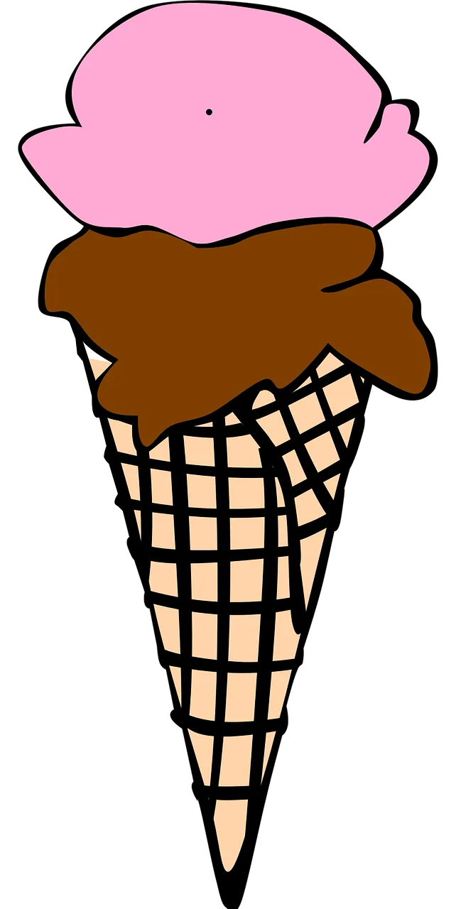Ice Cream Cone Stickdatei – Kinder