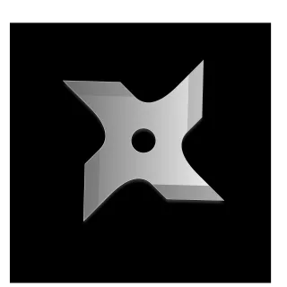 Star Ninja Weapon Stickdatei
