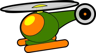 Helicopter Chopper Aviation Stickdatei