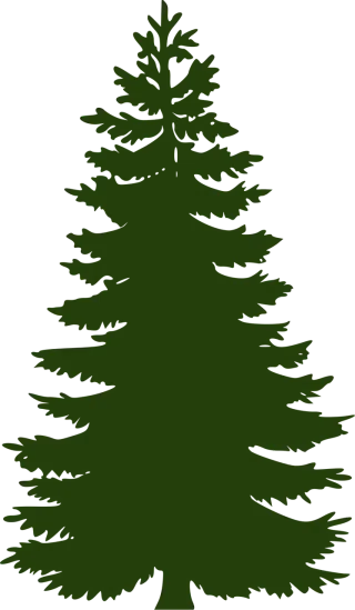 Pine Tree Flora Stickdatei