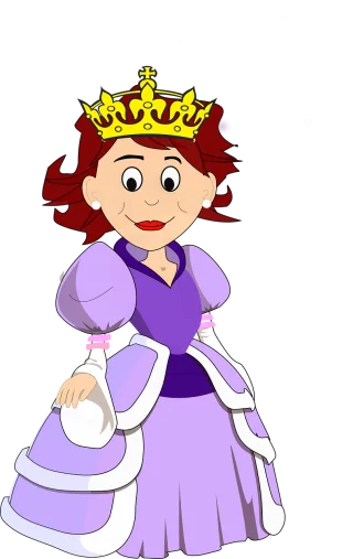 Queen Princess Crown Stickdatei