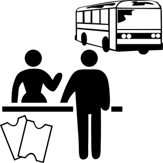 Bus Commuters Passengers Stickdatei