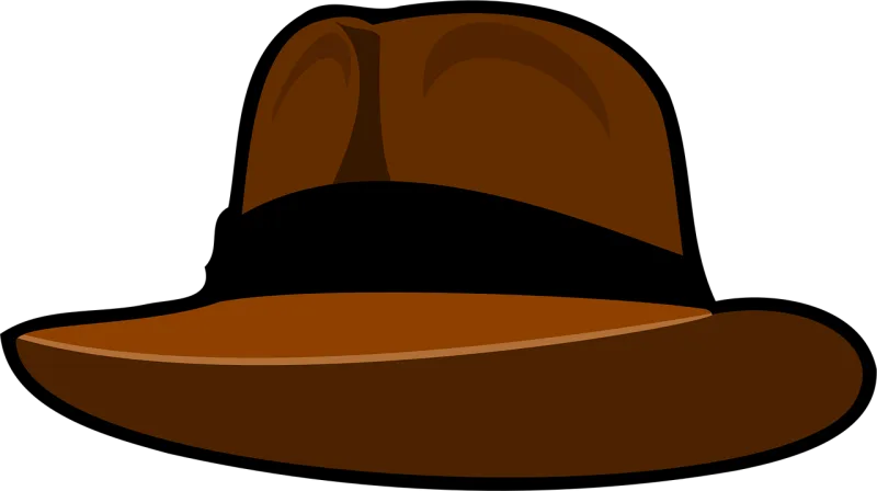 Hat Fedora Brown Stickdatei – Musik