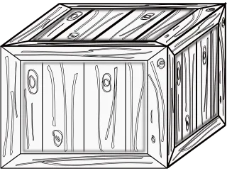 Crate Box Wooden Stickdatei