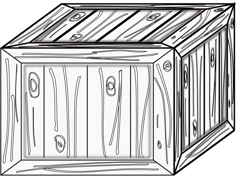 Crate Box Wooden Stickdatei – Sport