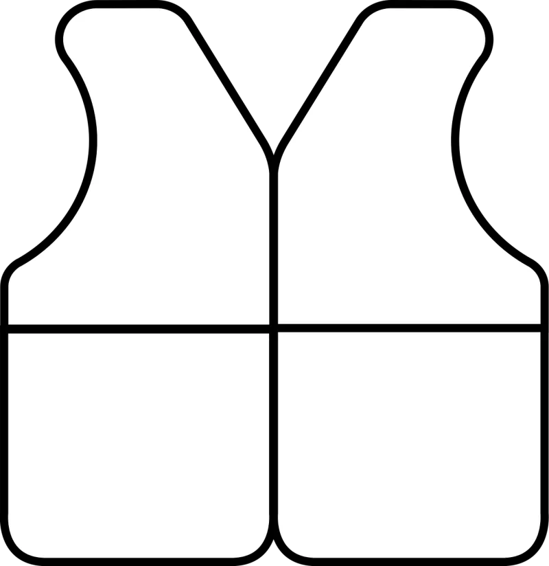 Life-jacket Safety Vest Stickdatei – Fahrzeuge