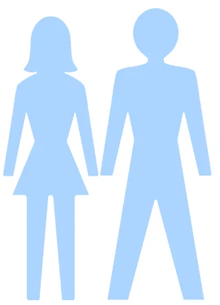 Man Woman Female Stickdatei
