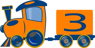 Train Toy train Toy Stickdatei