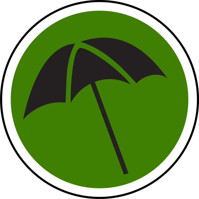 Parasol Sunshade Beach Stickdatei – Natur