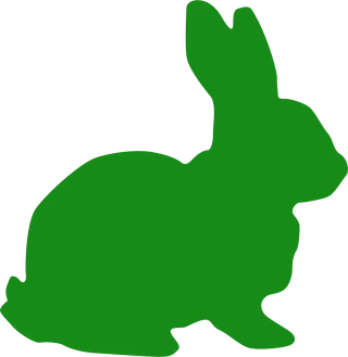 Bunny Rabbit Animal Stickdatei