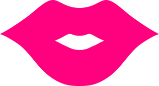 Lips Pink Mouth Stickdatei