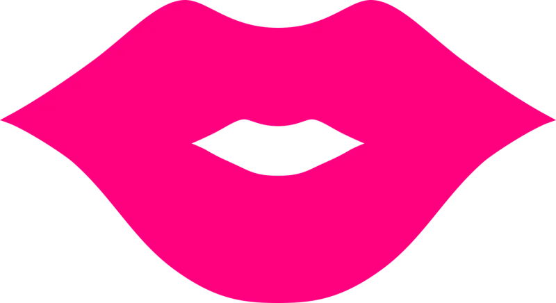 Lips Pink Mouth Stickdatei – Herzen & Liebe