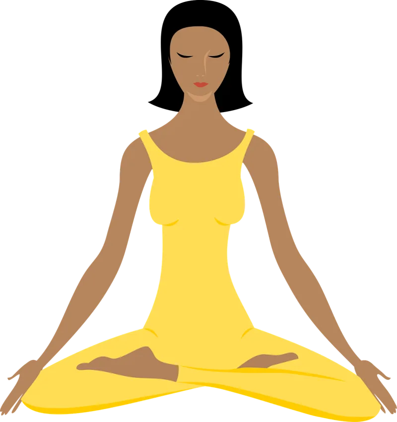 Yoga Female Exercise Stickdatei – Sport