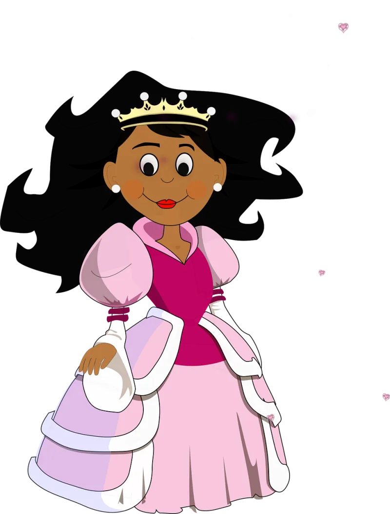Princess Cute Cartoon Stickdatei – Kinder