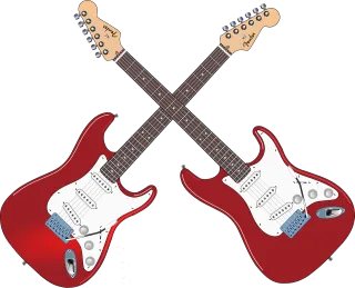 Electric guitars Axe Guitar lessons Stickdatei