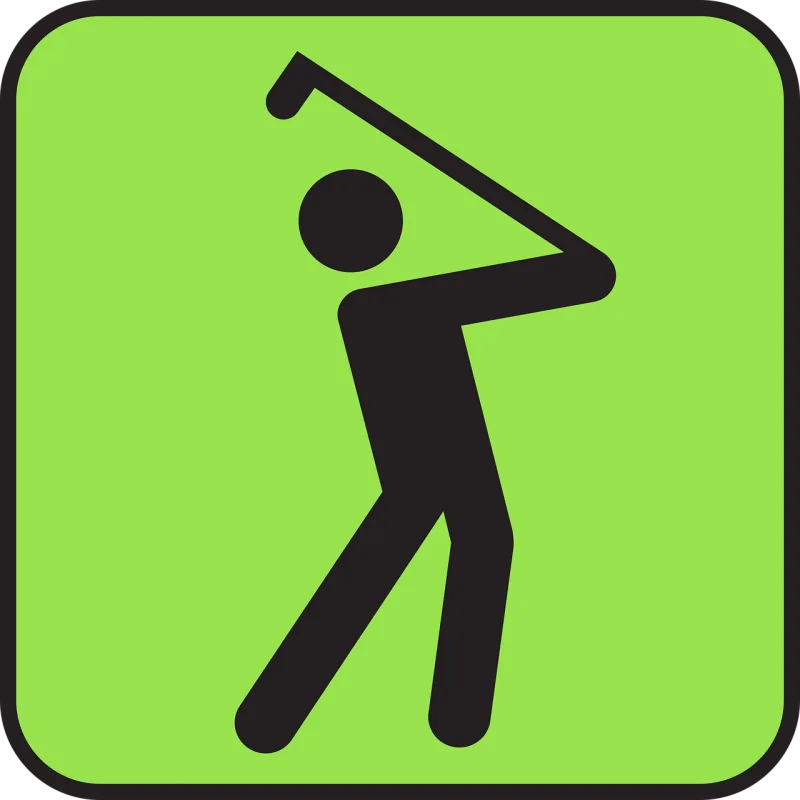 Golf Player Sport Stickdatei – Sport