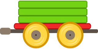 Train Car Toy Stickdatei