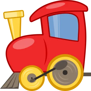 Toy Train Locomotive Stickdatei