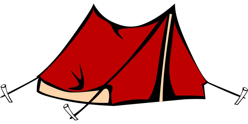 Tent Camping Outdoor Stickdatei – Natur