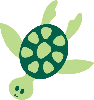 Turtle Sea Animal Stickdatei – Tiere