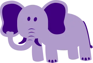 Elephant Large Animal Stickdatei