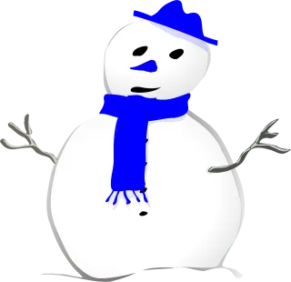 Snowman Winter Cold Stickdatei