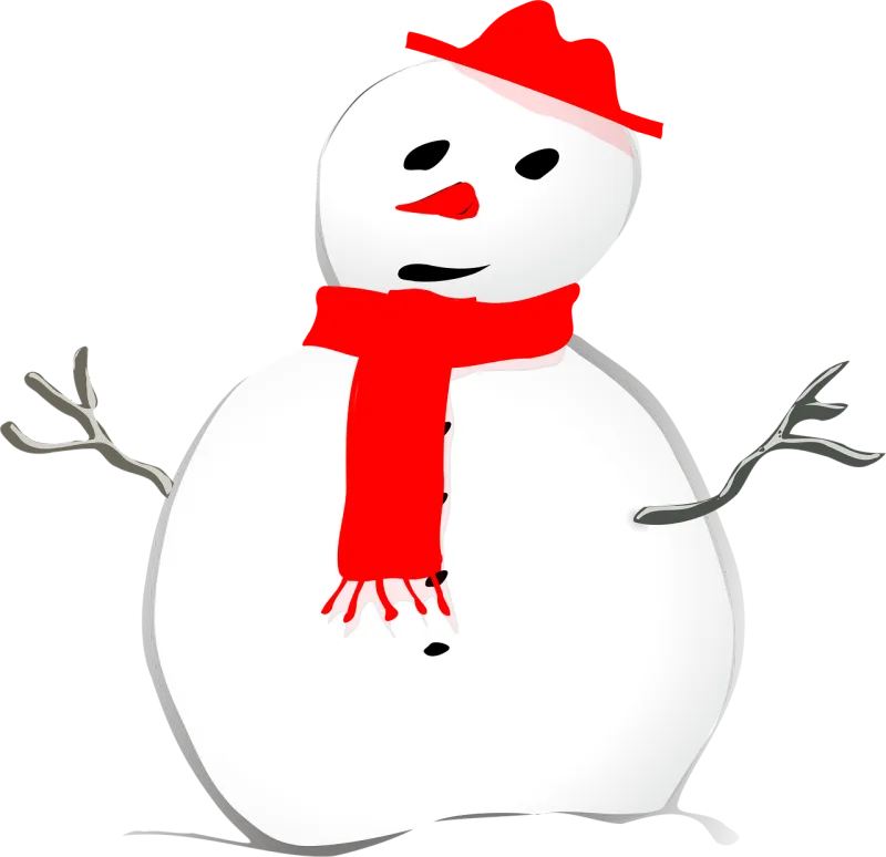 Snowman Winter Seasonal Stickdatei – Weihnachten