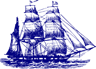 Ship Three-master Pirates Stickdatei – Herzen & Liebe