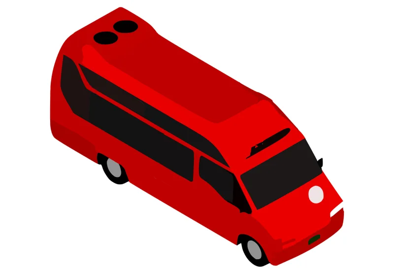 Bus Van Carrier Stickdatei – Fahrzeuge
