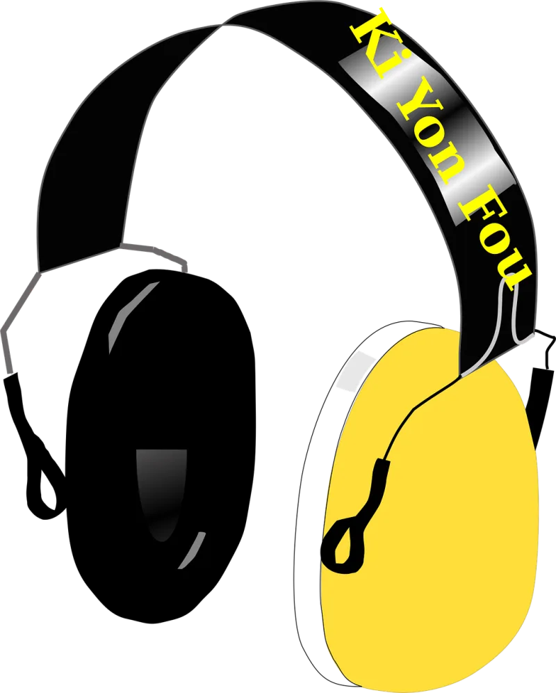 Headphones Music Technology Stickdatei – Musik