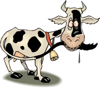 Cow Black White Stickdatei – Weihnachten